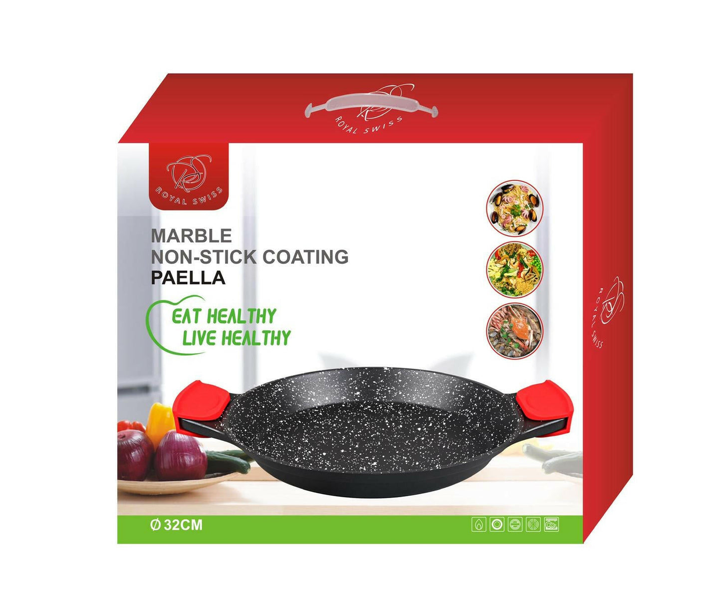 Padella 40cm Antiaderente In Acciao Inox