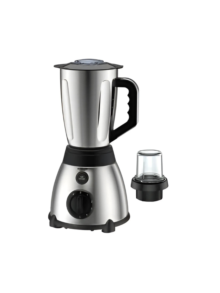 Frullatore Mixer 2 in 1 In Acciaio Inox Schleizer Caraffa da 1.5L Robusto e Multifunzione