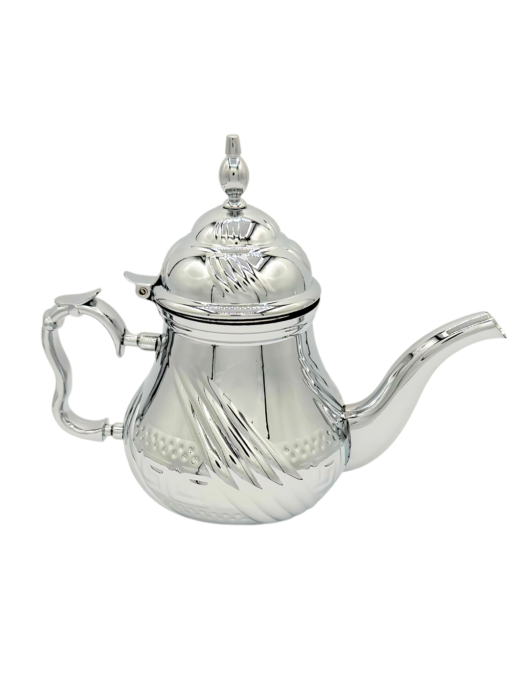 Teiera Berrad Atay 1.2L 1.6L da The Arabo Te Marocchino Argento in Acciaio Inox Inossidabile