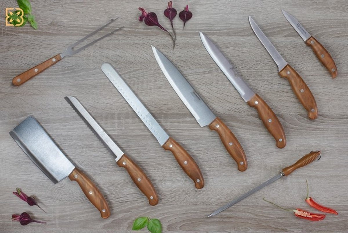 Coltelli Ninja Set 9 Pezzi Royalty Line
