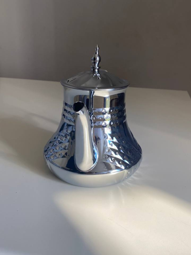 Teiera Berrad Atay da the arabo te marocchino Argento In Acciaio Inox The Arabo Induzione