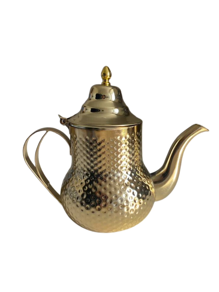 Teiera Berrad Atay da the arabo te marocchino Oro In Acciaio Inox 1.2L Induzione