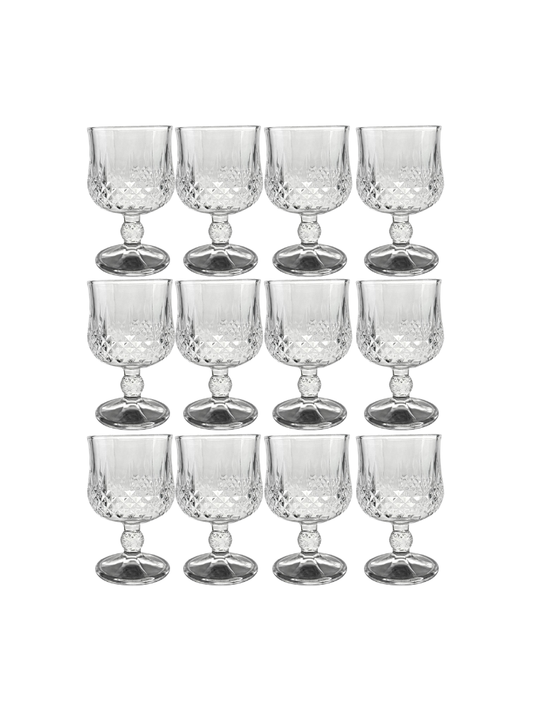 Set 12 Bicchieri Da Succo O Cocktail In Vetro