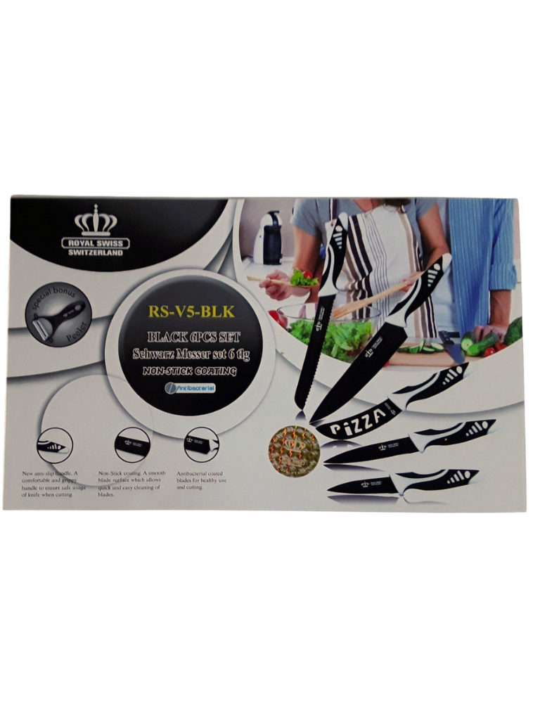 Coltelli Da Cucina Set Premium Da 6 Pezzi In Acciaio Inox