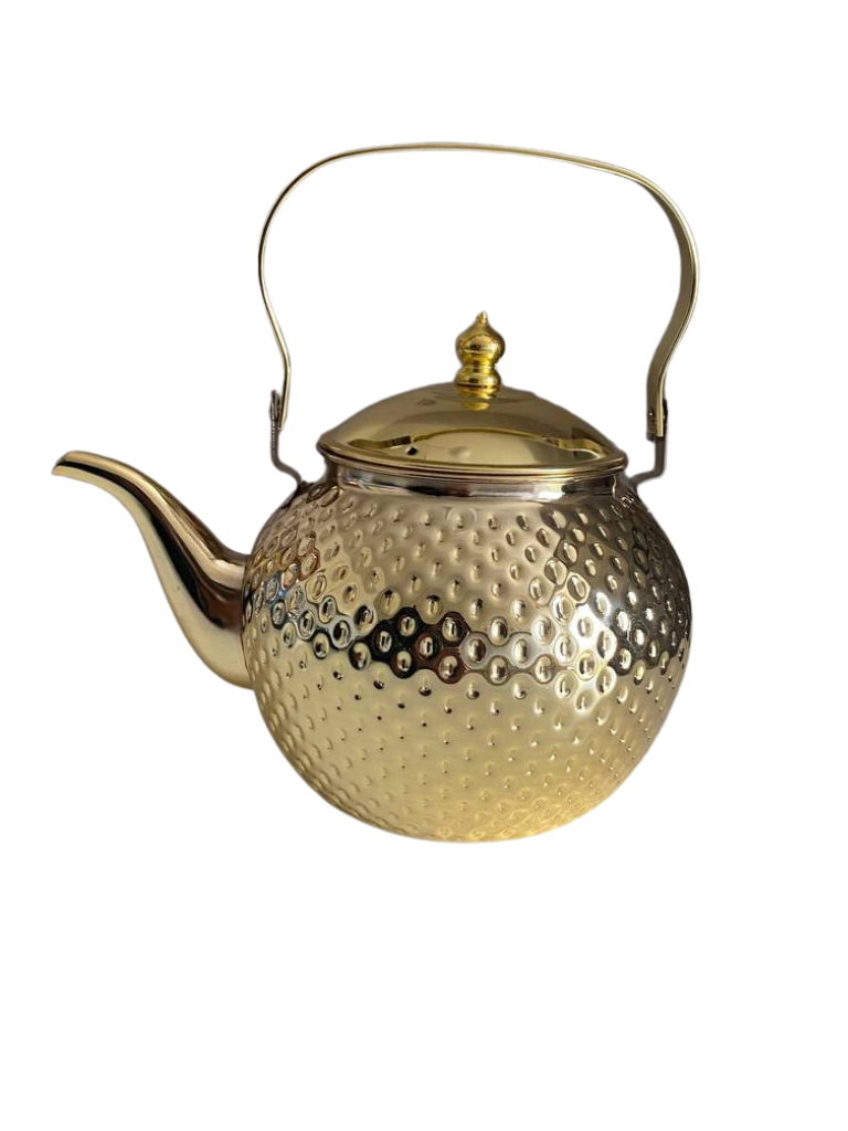 Teiera Mokraj Berrad da the arabo te marocchino Oro In Acciaio Inox 2L Induzione
