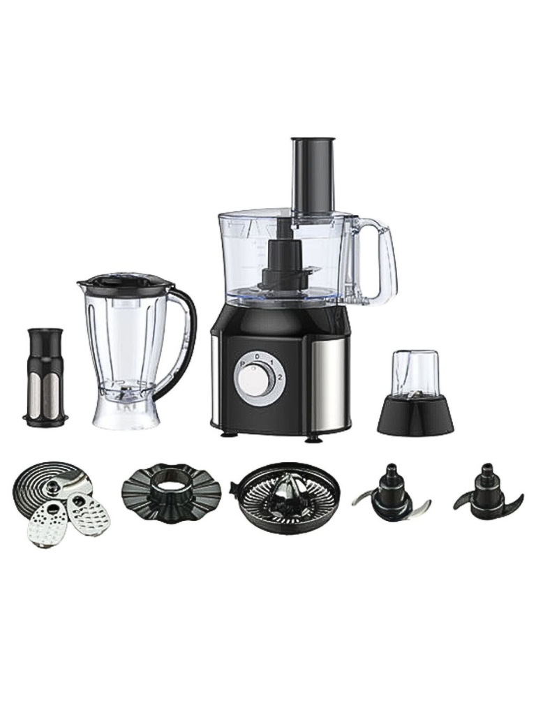 Set frullatore 10 in 1 in acciaio inossidabile