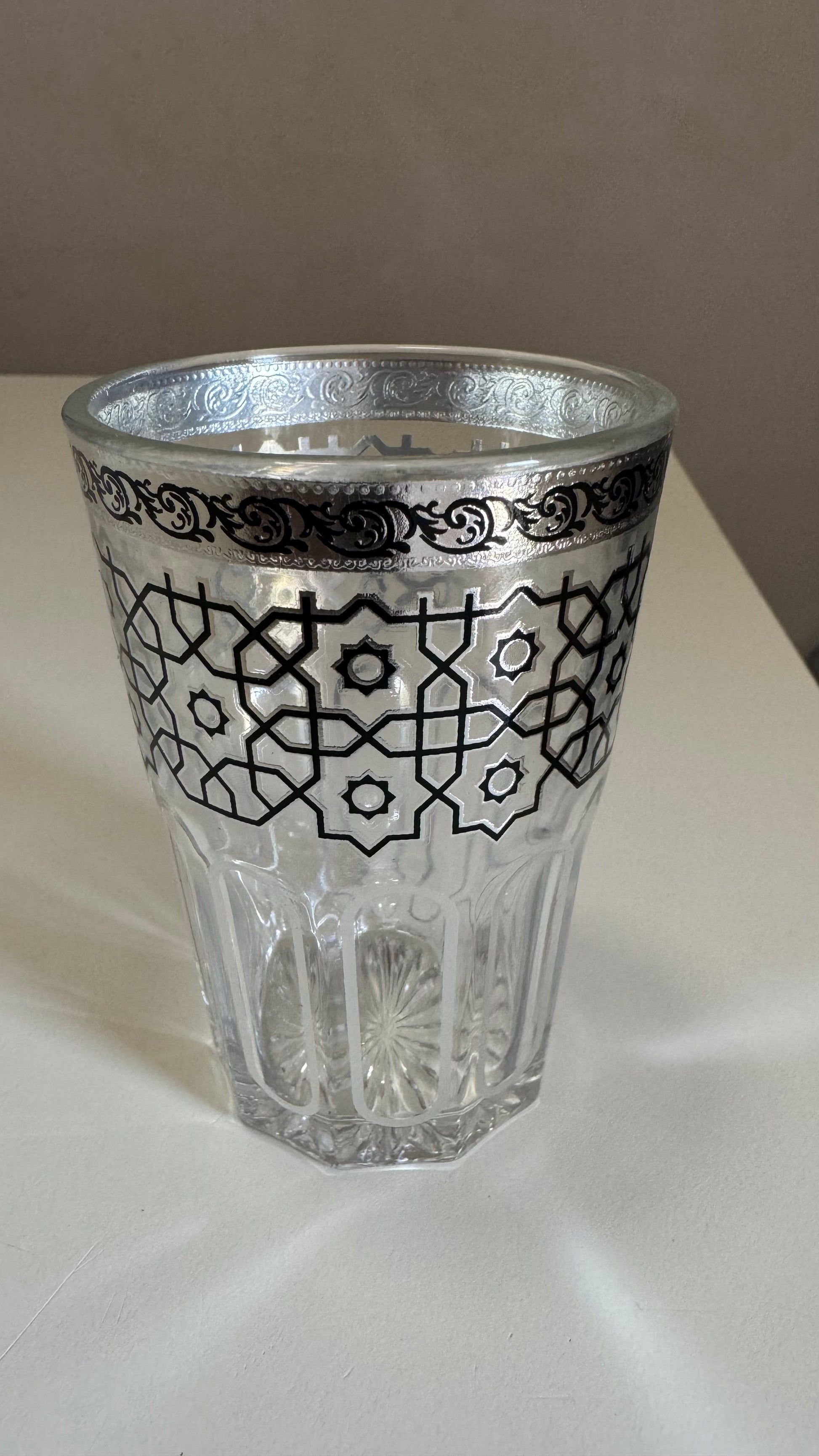 Set Bicchieri Atay 12 Argento Pezzi Pattern Decor da the arabo te marocchino