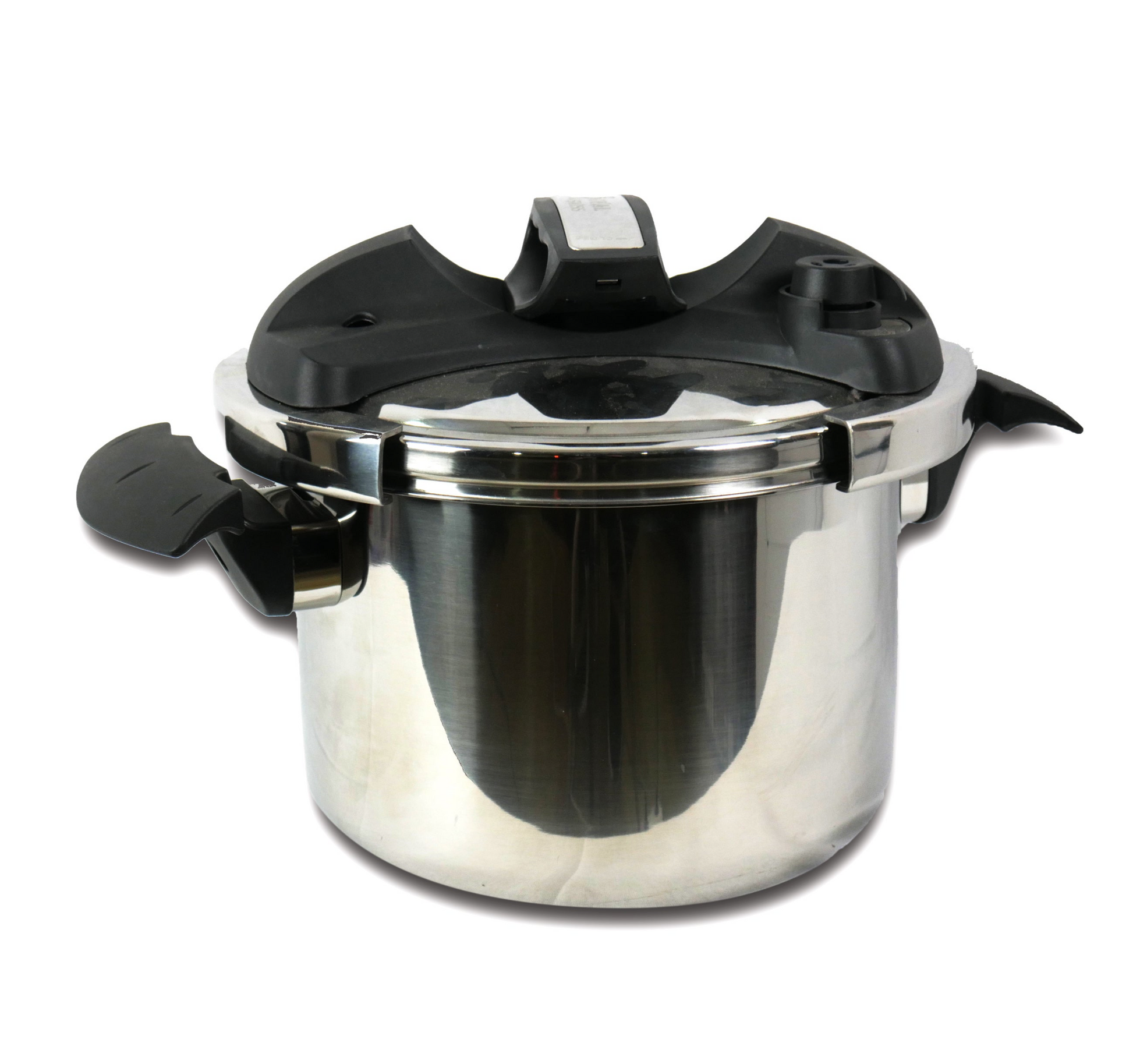 Royal Swiss Cocotte ® Pentola a pressione in acciaio inossidabile - Apertura automatica moderna - Interno in marmo antiaderente - Capacità 4L 6L 8L - Qualità Premium Cottura Facile e Veloce
