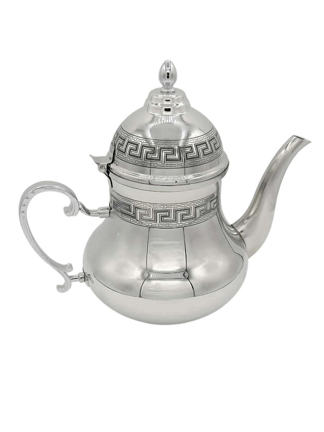 Teiera Berrad Atay 2L da The Arabo Te Marocchino Argento in Acciaio Inox Inossidabile