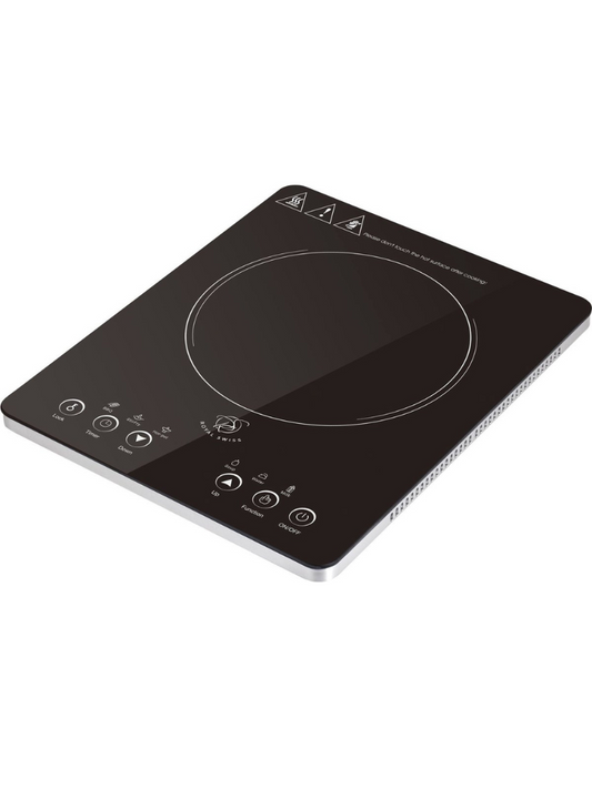 Royal Swiss Pan Set ® Piano Cottura ad Induzione - Piastra a 10 Livelli di Potenza - 2000W