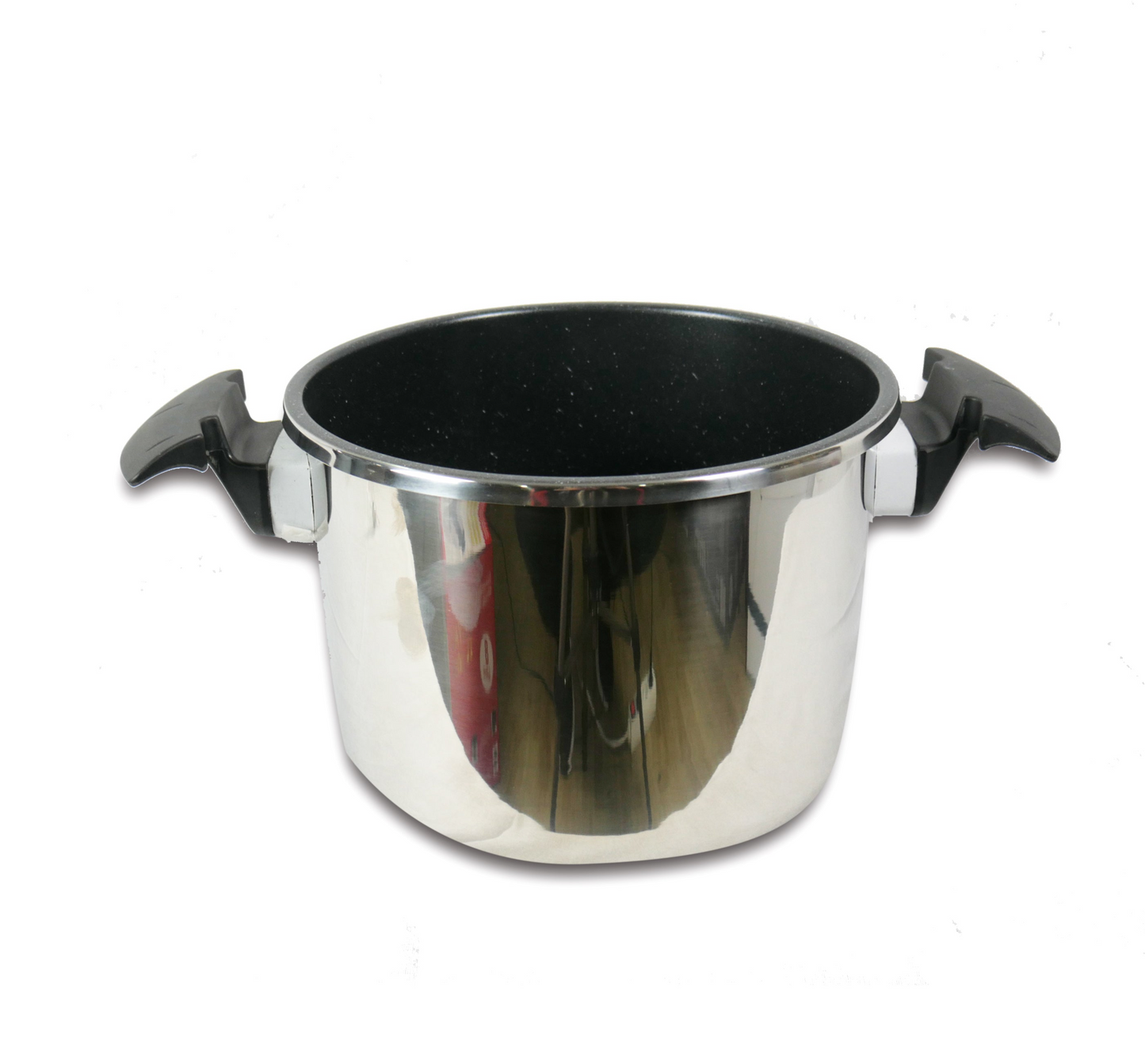 Royal Swiss Cocotte ® Pentola a pressione in acciaio inossidabile - Apertura automatica moderna - Interno in marmo antiaderente - Capacità 4L 6L 8L - Qualità Premium Cottura Facile e Veloce