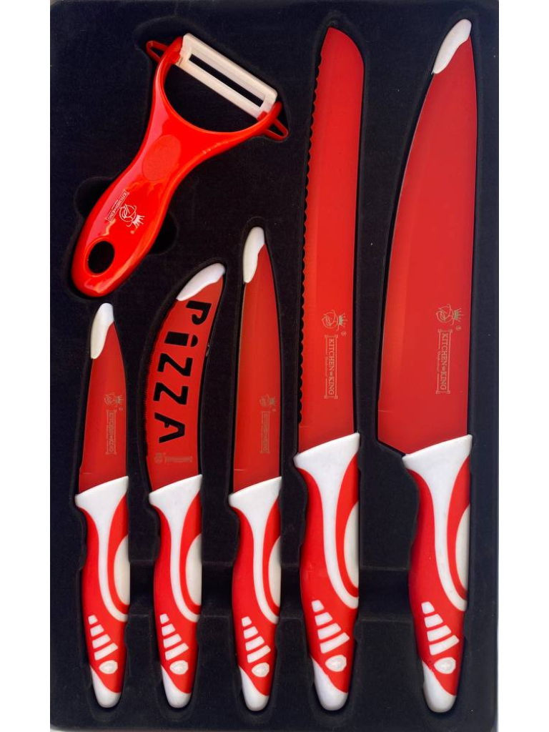 Coltelli Da Cucina Set Premium Da 6 Pezzi In Acciaio Inox