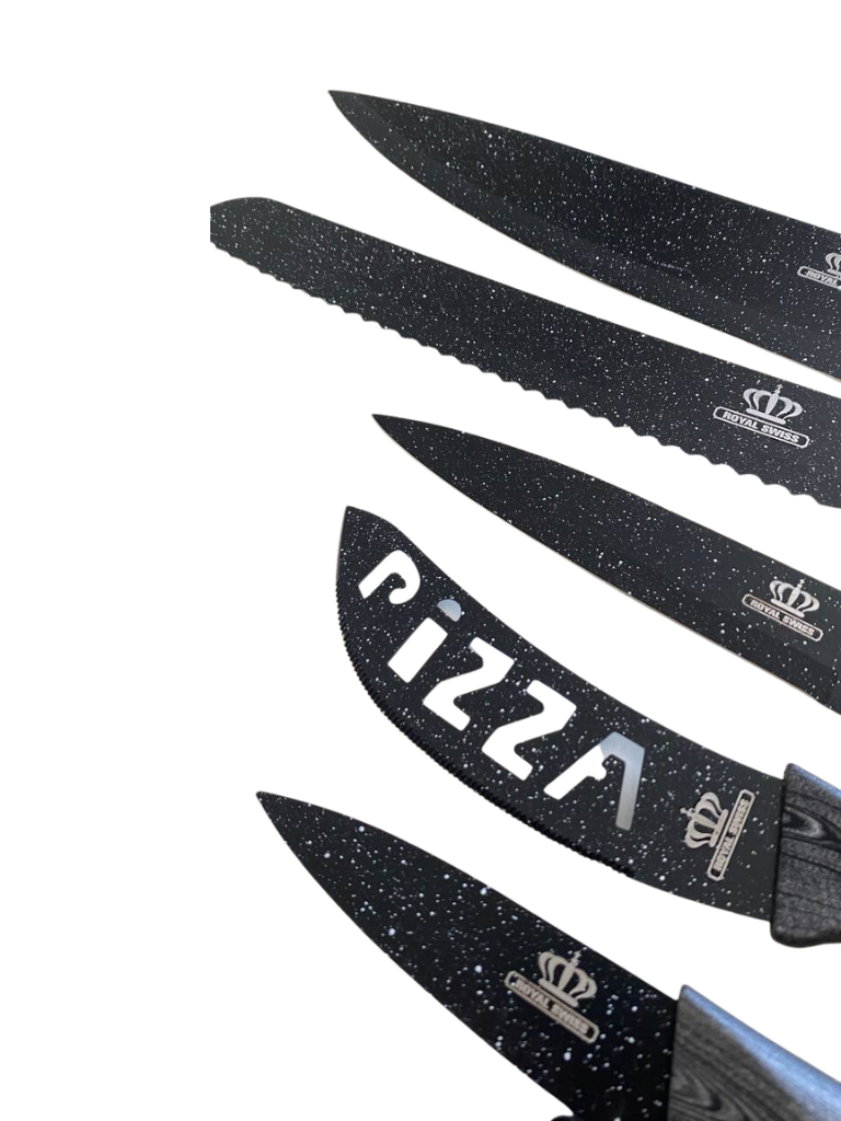 Coltelli Da Cucina Set Premium Antiaderente Da 6 Pezzi In Acciaio Inox