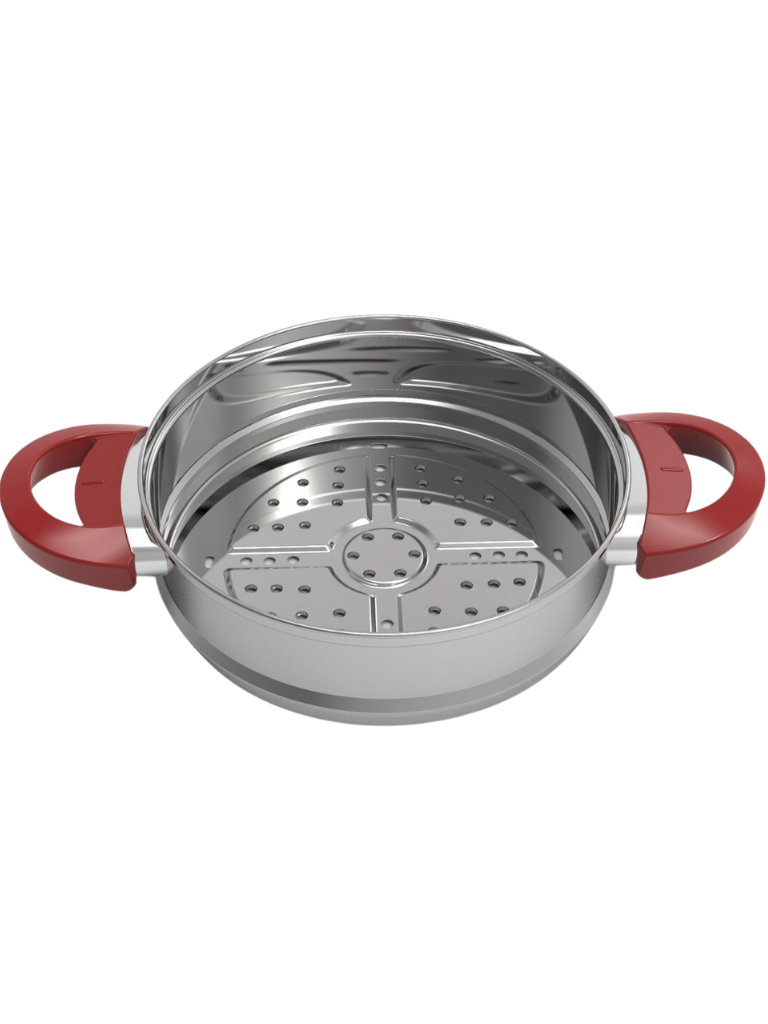 Royal Swiss Cocotte ® Pentola A Pressione E Couscouseria Vaporiera 2 In 1 Acciaio Inox 10L 8L 6L 4L