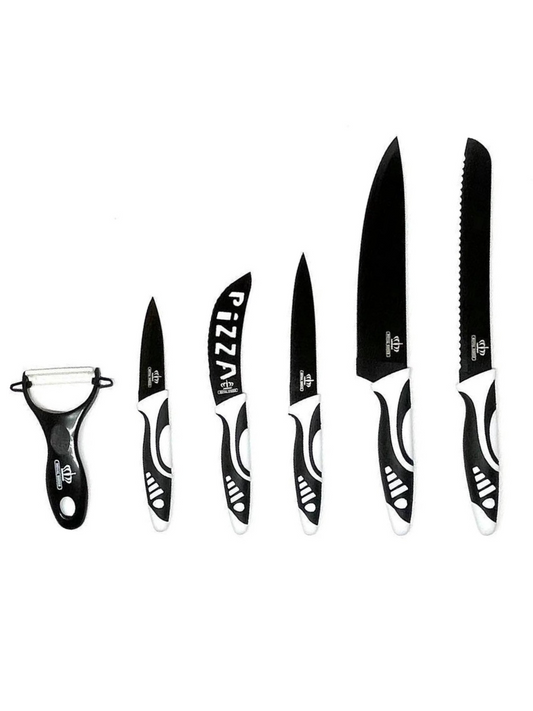 Coltelli Da Cucina Set Premium Da 6 Pezzi In Acciaio Inox