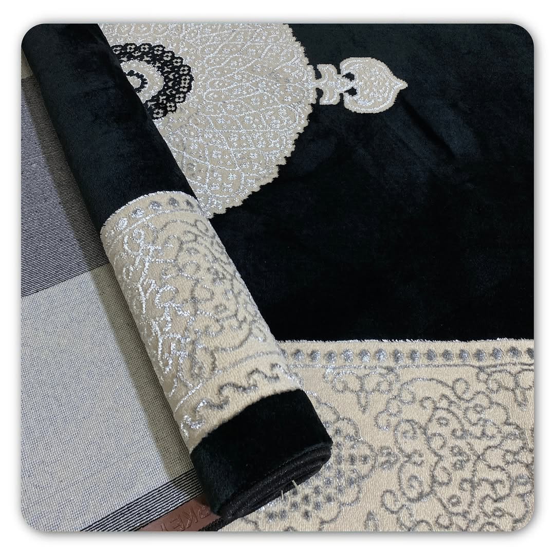 Tappeto Ruby Classico Nero 200X290CM Salotto Casa