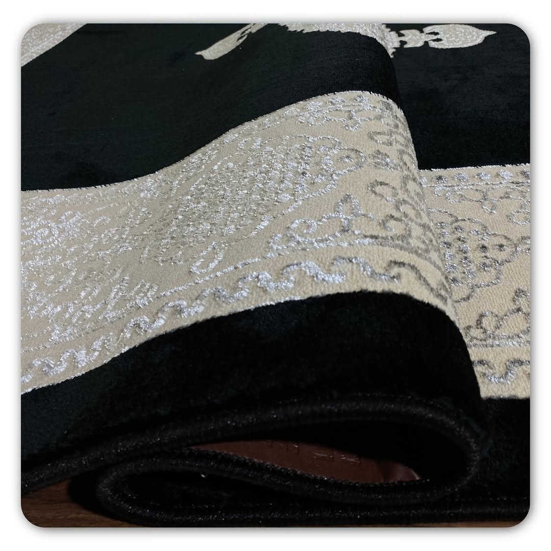 Tappeto Ruby Classico Nero 200X290CM Salotto Casa