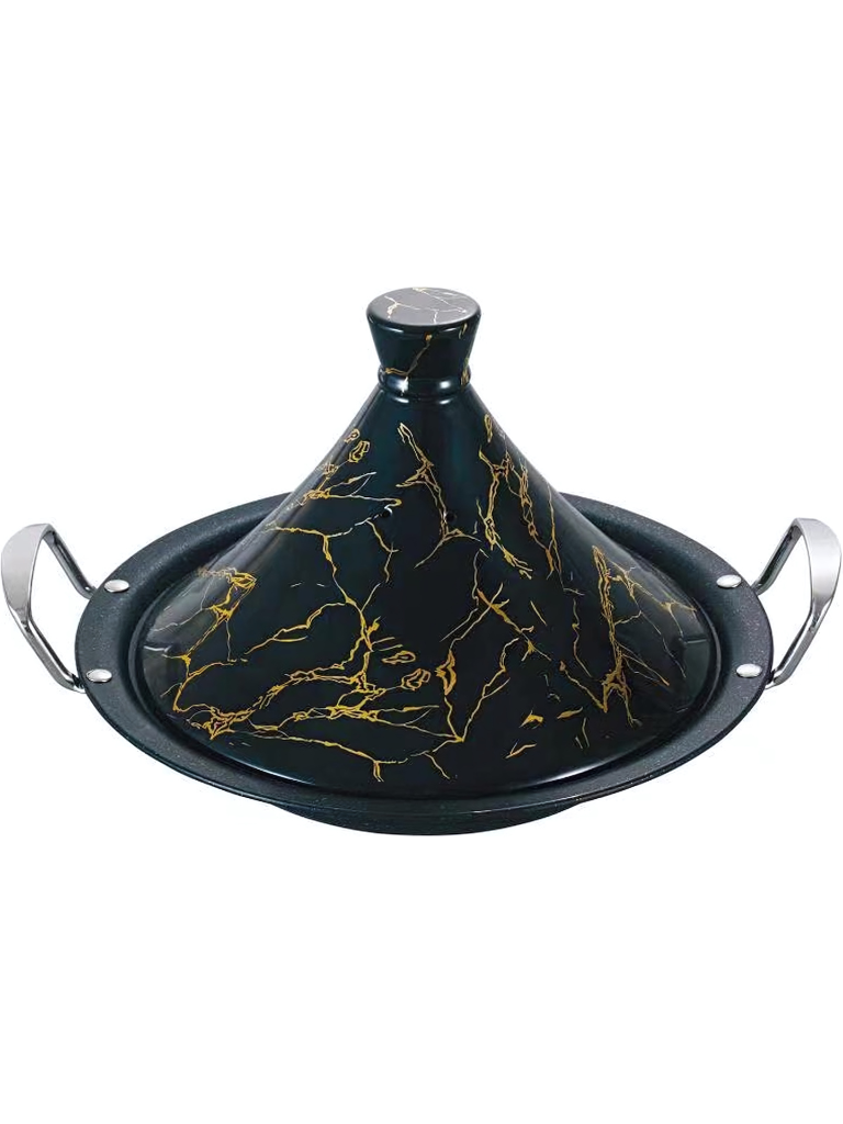 Tajine Marocchina ad Induzione con rivestimento antiaderente Da 34 CM 38 CM Adatto a tutti i tipi di fornelli