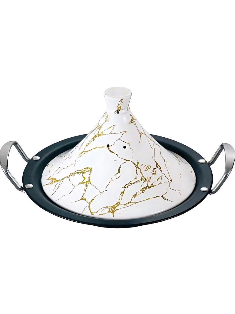 Tajine Marocchina ad Induzione con rivestimento antiaderente Da 34 CM 38 CM Adatto a tutti i tipi di fornelli