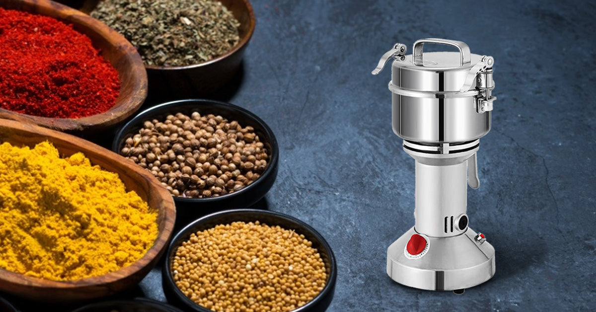 Royal Swiss® Mulino Elettrico 350g Macinacaffè in Acciaio Inox Macina per Cereali Caffè