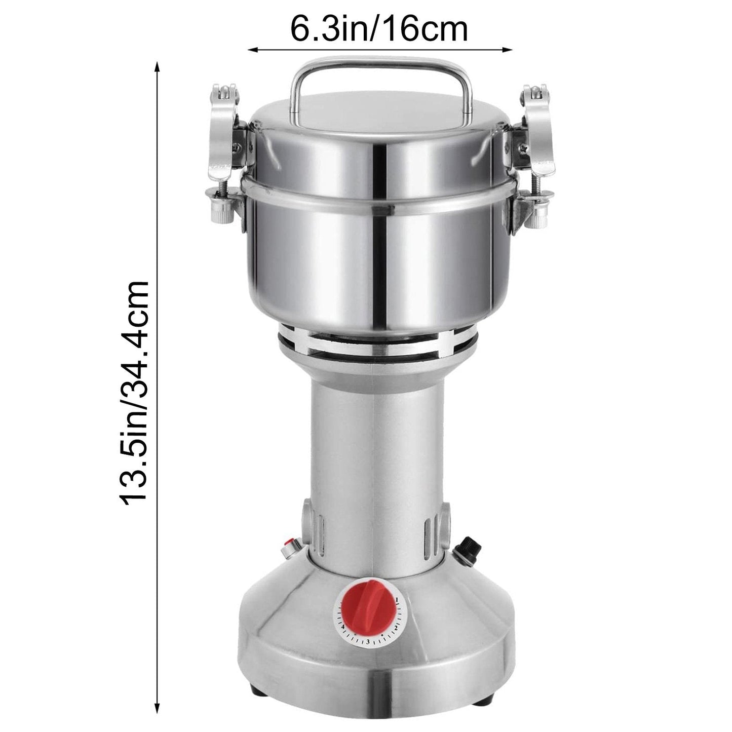 Royal Swiss® Mulino Elettrico 350g Macinacaffè in Acciaio Inox Macina per Cereali Caffè
