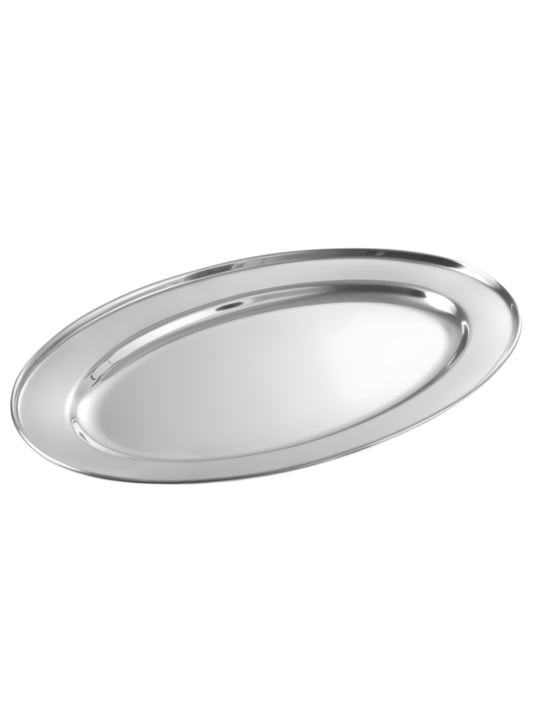 Piatto da servizio frutta carne verdure in acciaio inox 70 CM 60 CM di Grandi dimensioni da portata